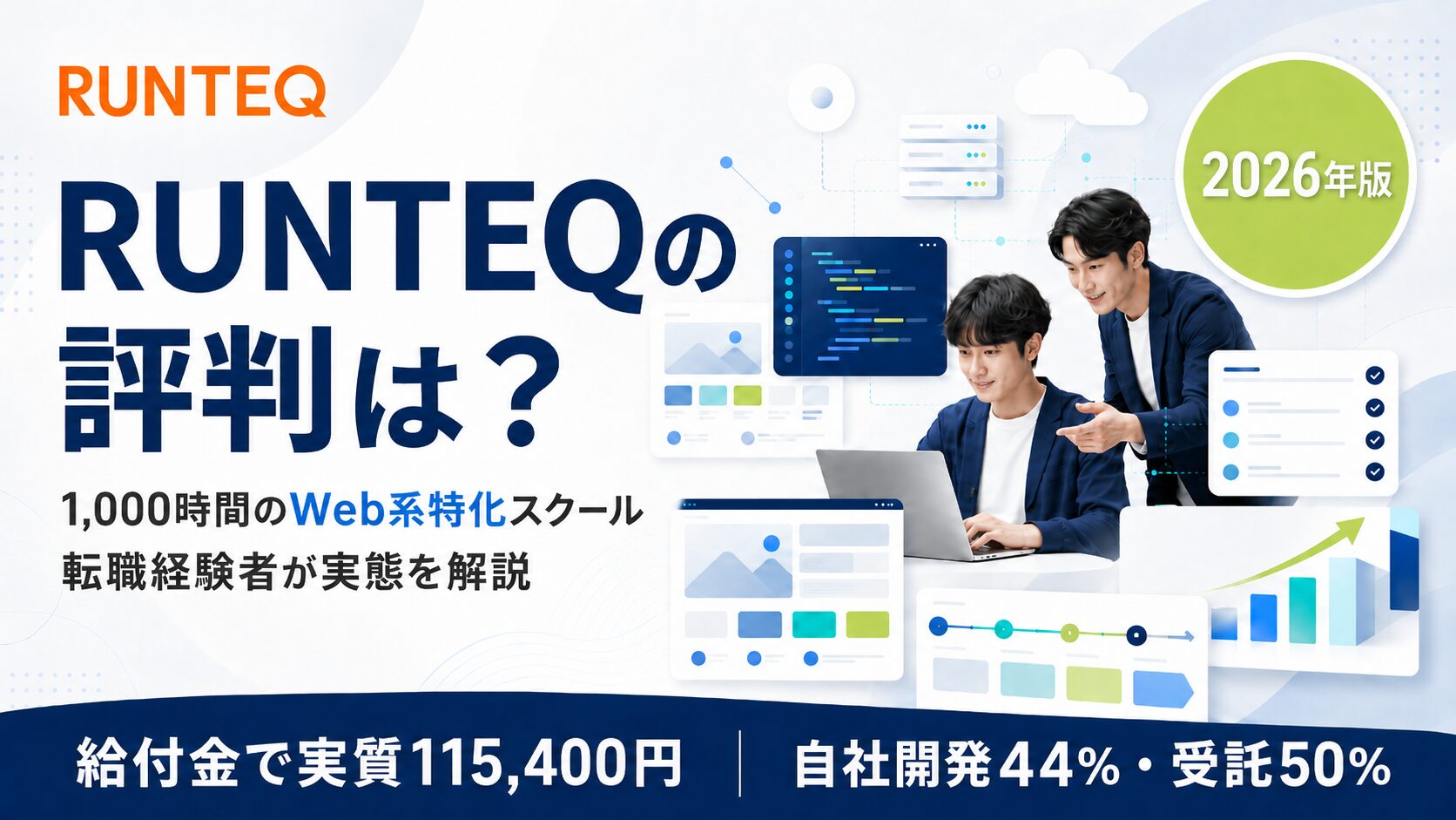 RUNTEQ（ランテック）の評判・口コミ【2026年版】1,000時間Web系特化スクールの実態を転職経験者が解説